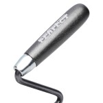 Lžíce zednická lichoběžníková, 140 mm nerez, kalená, dřevěná rukojěť, STALCO PERFECT