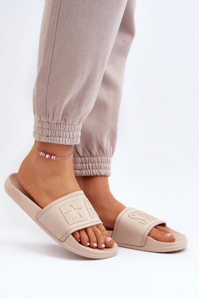 Dámské pantofle Big Star Beige Velikost: 40