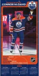 JF Turner Kalendář Edmonton Oilers Connor McDavid #97 2025 Wall Calendar