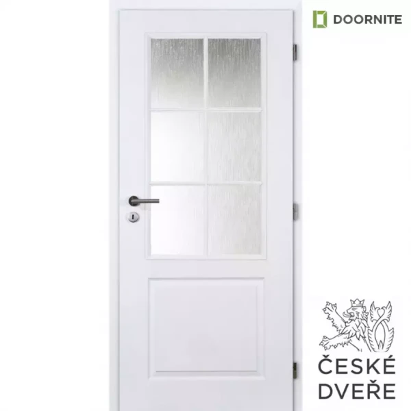 Interiérové dveře Aulida 2/3 Sklo Bílé 70P