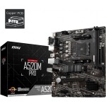 MSI A520M PRO / AMD A520 / DDR4 / SATA III RAID / USB / GLAN / M.2 / sc.AM4 / mATX (7D14-005R)