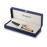 Plnicí pero Waterman Hémisphére 25 SE DLX Black GT, hrot M