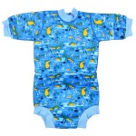 Splash About Baby neoprén body Happy Nappy - Krokodýli, velikost: L (6-14 měs)