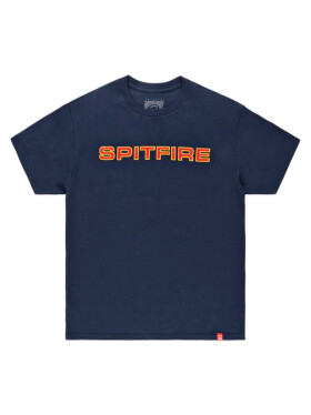 Spitfire CLASSIC 87 NAVY w/ RED & GOLD pánské tričko s krátkým rukávem - M