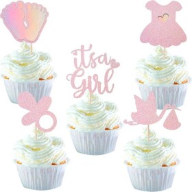 Zápichy na muffiny Its a girl 30ks - Cakesicq
