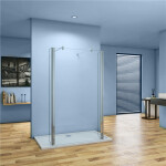 H K LUSTY F3 70 Sprchová zástěna WALK IN 70x 200 + 2x otočný díl 30 cm, 8 mm sklo HK15234076