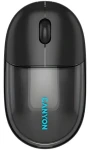 Canyon OnClick 24 černá / Bezdrátová optická myš / BT 5.1 + 2,4 GHz / 1200 dpi / 4 tlačítka / 500 mAh (CNS-CMSW24B)