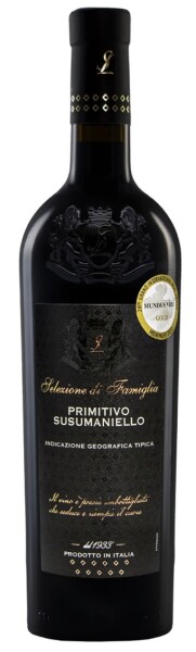 Selezione di Framiglia Susumaniello Primitivo, 14,5%, 0,75L (holá lahev)