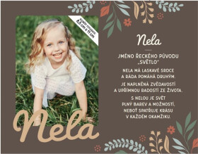52_Fotorámeček se jménem_Nela - Albi