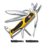 Victorinox Midnite Manager 0.6366.T2 švýcarský kapesní nožík s LED světlem počet funkcí 10 modrá (transparentní)