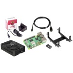 Raspberry Pi® Touch-Kit DIY Raspberry Pi® 4 B 4 GB 4 x 1.5 GHz vč. dotykového displeje, vč. pouzdra, vč. napájecího zdro