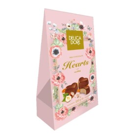 Delicadore Čokoládová srdíčka s náplní 120g