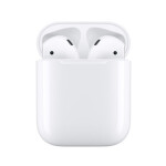 Apple AirPods (2019) bílá / bezdrátová sluchátka s nabíjecím pouzdrem (MV7N2ZM/A)