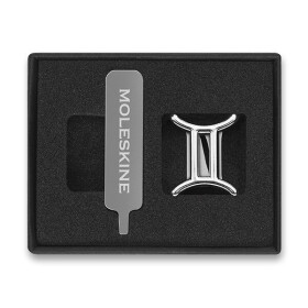 Ozdoba na zápisník Moleskine, symboly zvěrokruhu - Blíženci (22. 5. - 21. 6. )