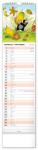 Nástěnný kalendář vázankový/kravata 2026 NOTIQUE - Krteček - Krtko, 12 x 48 cm