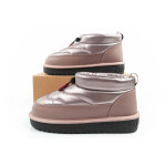 D.Franklin sněhule dámské zimní módní zateplené boty rose gold dámské 37