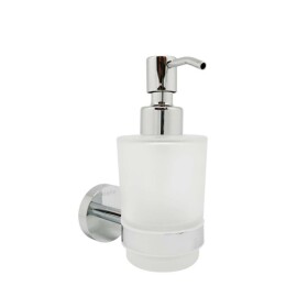 Kielle - Oudee Dávkovač mýdla s držákem, matné sklo/chrom 40102000