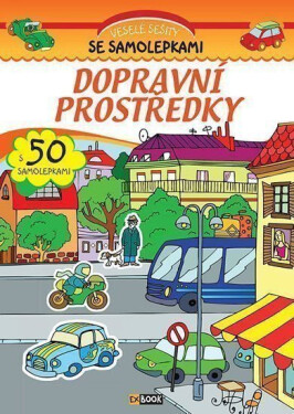 Dopravní prostředky - Veselé sešity se samolepkami