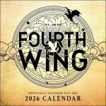 Fourth Wing Officially Licensed Fan Art 2026 Wall Calendar - Various