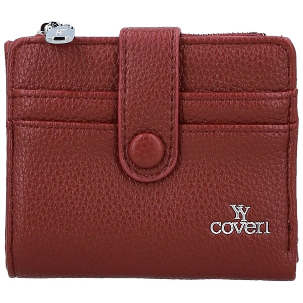 Trendy dámská mini koženková peněženka Coveri Arbi, vínová