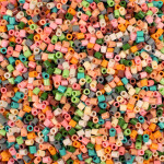 Zažehlovací korálky pastelové (Mellow pastel), 20 000 ks v kyblíku