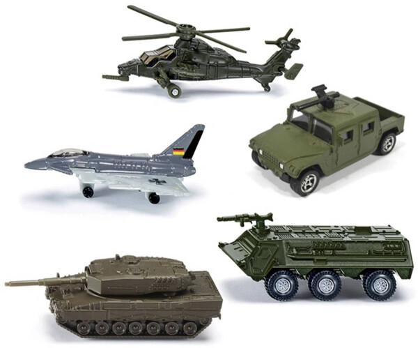 SIKU Military Sada vojenských vozidel, 5 ks