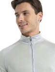ICEBREAKER Mens ZoneKnit LS Zip, Ether/Bio Lime velikost: M