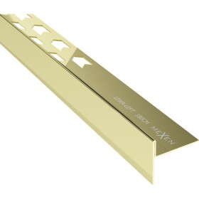 MEXEN - Line-B spádová lišta podlahová 180 cm levá, zlato 185001180L