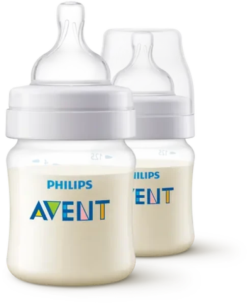 Philips Avent Anti-colic SCY100/02 / Kojenecká láhev / 125 ml / 2 ks / 0m+