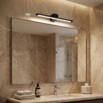 Koupelnové nástěnné LED svítidlo SWE049-1W 40 cm Black OSW-20149
