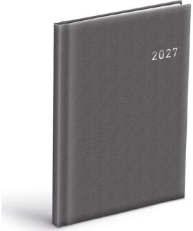 Diář 2027 T805 PVC tmavě šedý