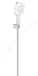 GROHE - Rainshower SmartActive Cube Sada sprchové hlavice 130 9,5 l/min, 3 proudy, držáku a hadice, měsíční bílá 26589LS0