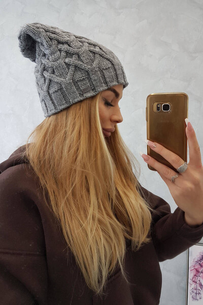 Fleecová čepice Sonia K201 tmavě šedá UNI