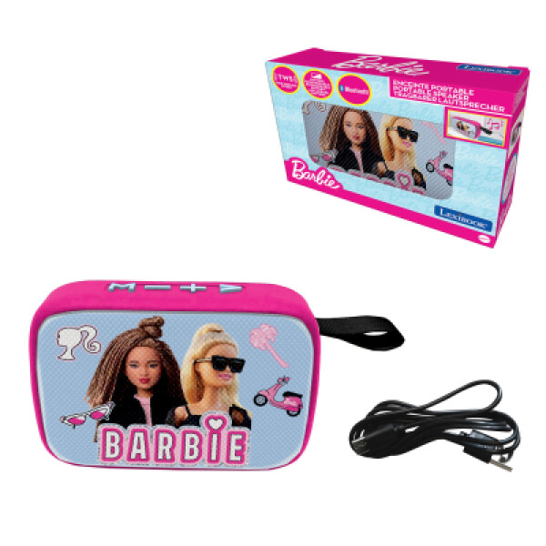 Lexibook reproduktor Barbie s látkovým povrchem