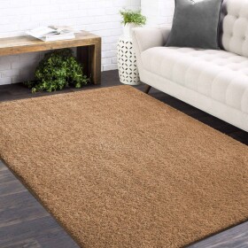 DumDekorace Shaggy koberec s vysokým vlasem světle hnědý Šířka: 120 cm | Délka: 170 cm