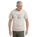 Bushman Pánské tričko Winton, pískově hnědé XXXL