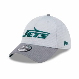 New Era Pánská kšiltovka New York Jets NFL 2024 Training Camp 39THIRTY Flex - Šedá Velikost: L/XL