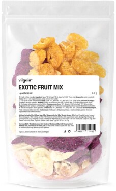 Vilgain Mix lyofilizovaného exotického ovoce 45 g