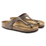 Dámské nazouváky / žabky GIZEH BS 0043753 Hnědo béžová - Birkenstock hnědá-béžová 38