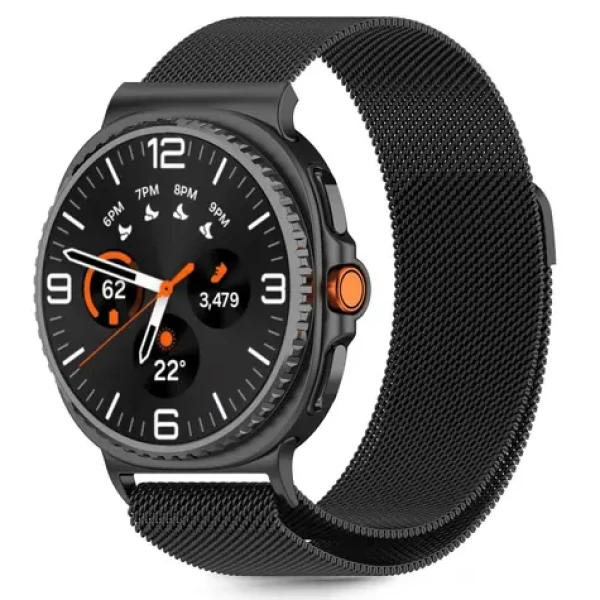 Tech-Protect MilaneseBand černá / Řemínek milánský tah / pro Samsung Galaxy Watch / 40/44/46 mm