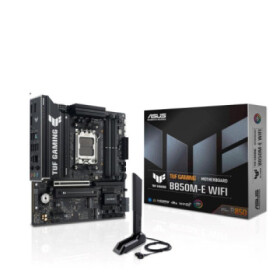 ASUS MB Sc AM5 TUF GAMING B850M-E WIFI, AMD B850, 4xDDR5, 2xDP, 1xHDMI, WiFi, mATX EDF_1887666