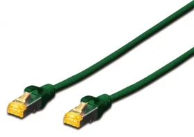Digitus CAT 6A S/FTP AWG 26/7 zelený / Patch kabel / 0,25 m / LSZH (DK-1644-A-0025/G)