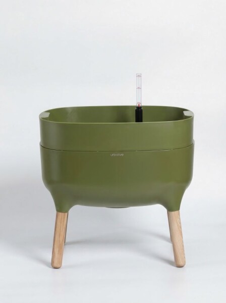 Nízká pěstební nádoba Urbalive - olivová