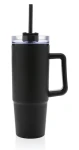 XD DESIGN Cestovní hrnek Tana černá / 900 ml / recyklovaný PP / BPA free
