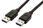 Roline USB-A (M) - USB-A (M) 1,8 m černá / Kabel USB / USB 3.0 / 5 Gbps (11.02.8970)