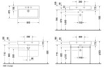 DURAVIT - Vero Umyvadlo 80x47 cm, s přepadem, s otvorem pro baterii, bílá 0454800000