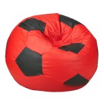 FRONTI Sedací vak - míč 70 cm - červená + černá