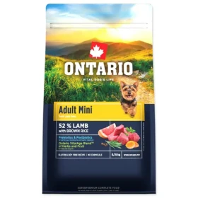 Ontario Adult Mini Lamb Brown Rice 750g / Granule pro dospělé psy (214-13106)
