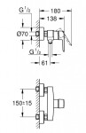 GROHE - QuickFix Start Sprchová baterie, matná černá 322792432