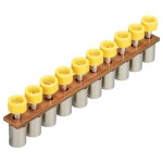 Weidmüller Z-series, Accessories, Cross-connector, For the terminals, No. of poles: 2 ZQV 2.5/2 1608860000-60 žlutá 60 ks